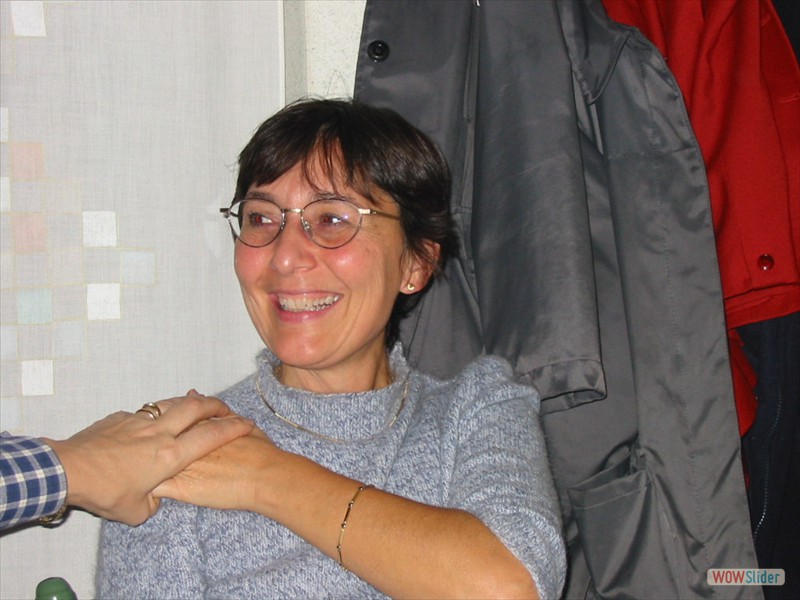 Laura e il braccio di Cristina